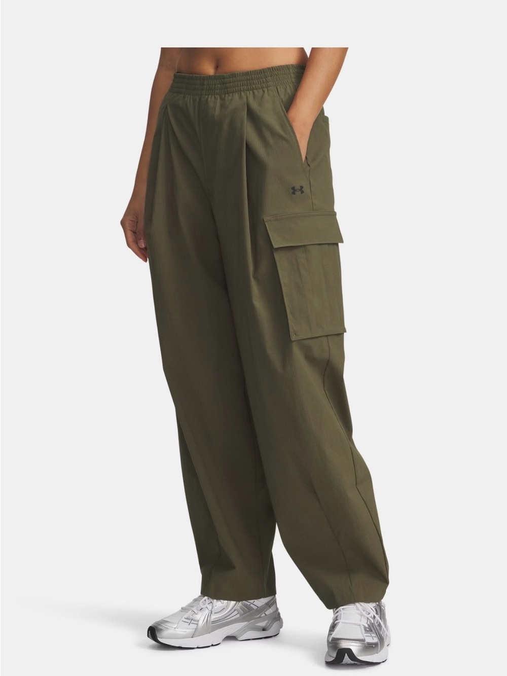 Under Armour Olive Wide-Leg Cargo Pants